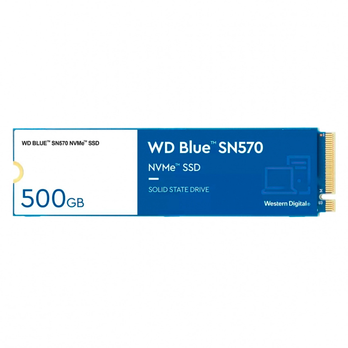 Unidad SSD M.2, Western Digital SN570 Blue, 500Gb  