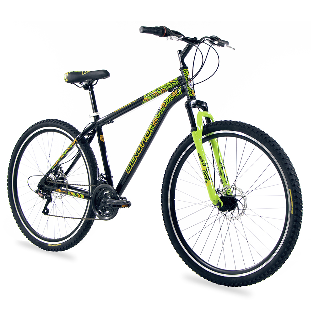 Bicicleta BENOTTO Montaña XFS290 R29 Aluminio 21V. Negro/Azul Celeste Hombre