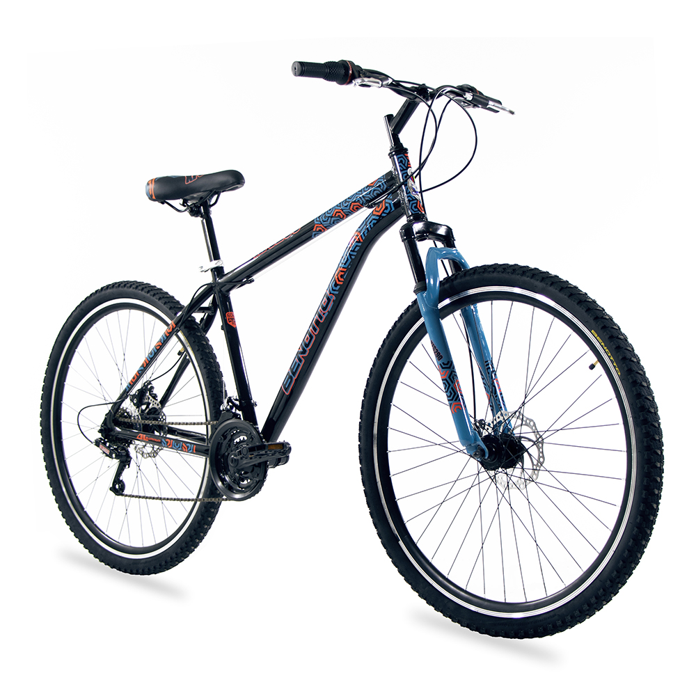 Bicicleta BENOTTO Montaña XFS290 R29 Aluminio 21V. Negro/Azul Celeste Hombre