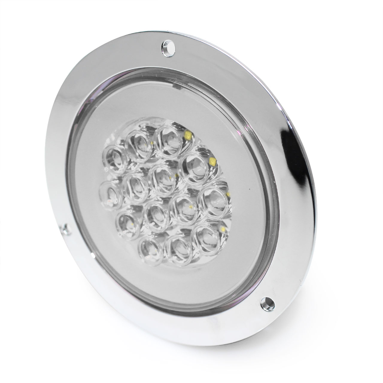 10 Plafon 14 Led Redondo Aro Plasma Gel 4 Funciones 12-24v