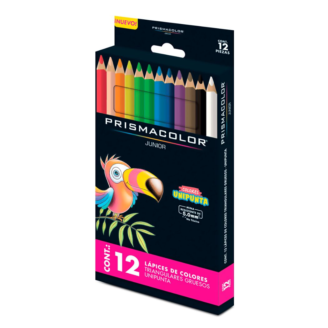 Lápices de Colores Triangulares Prismacolor Junior 12 pzas