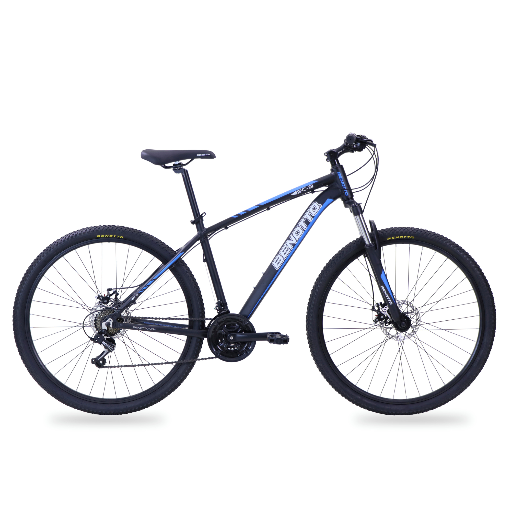 Bicicleta BENOTTO Montaña RC-9 R29 Aluminio 21V. Negro/Aqua Hombre