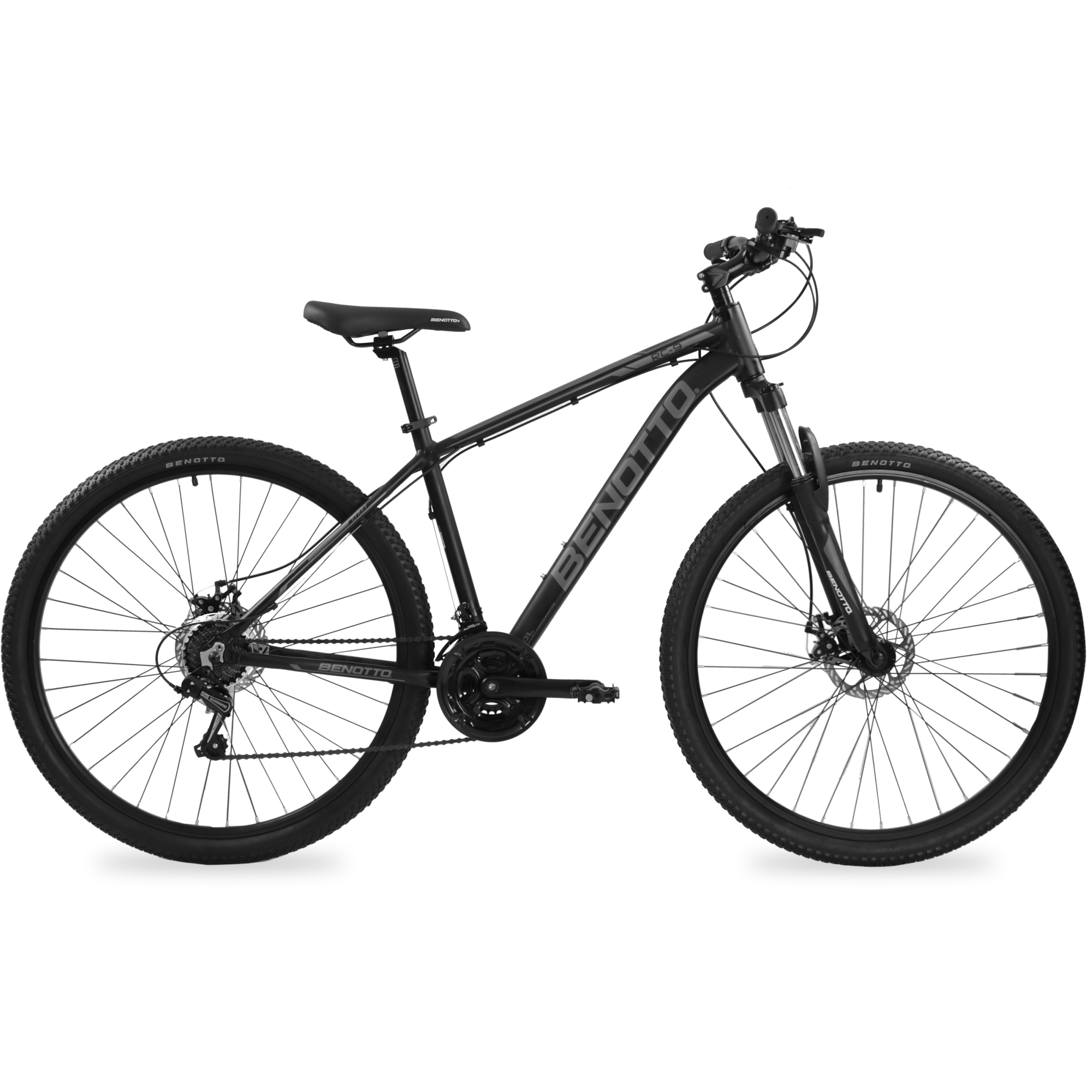 Bicicleta BENOTTO Montaña RC-9 R29 Aluminio 21V. Negro/Aqua Hombre