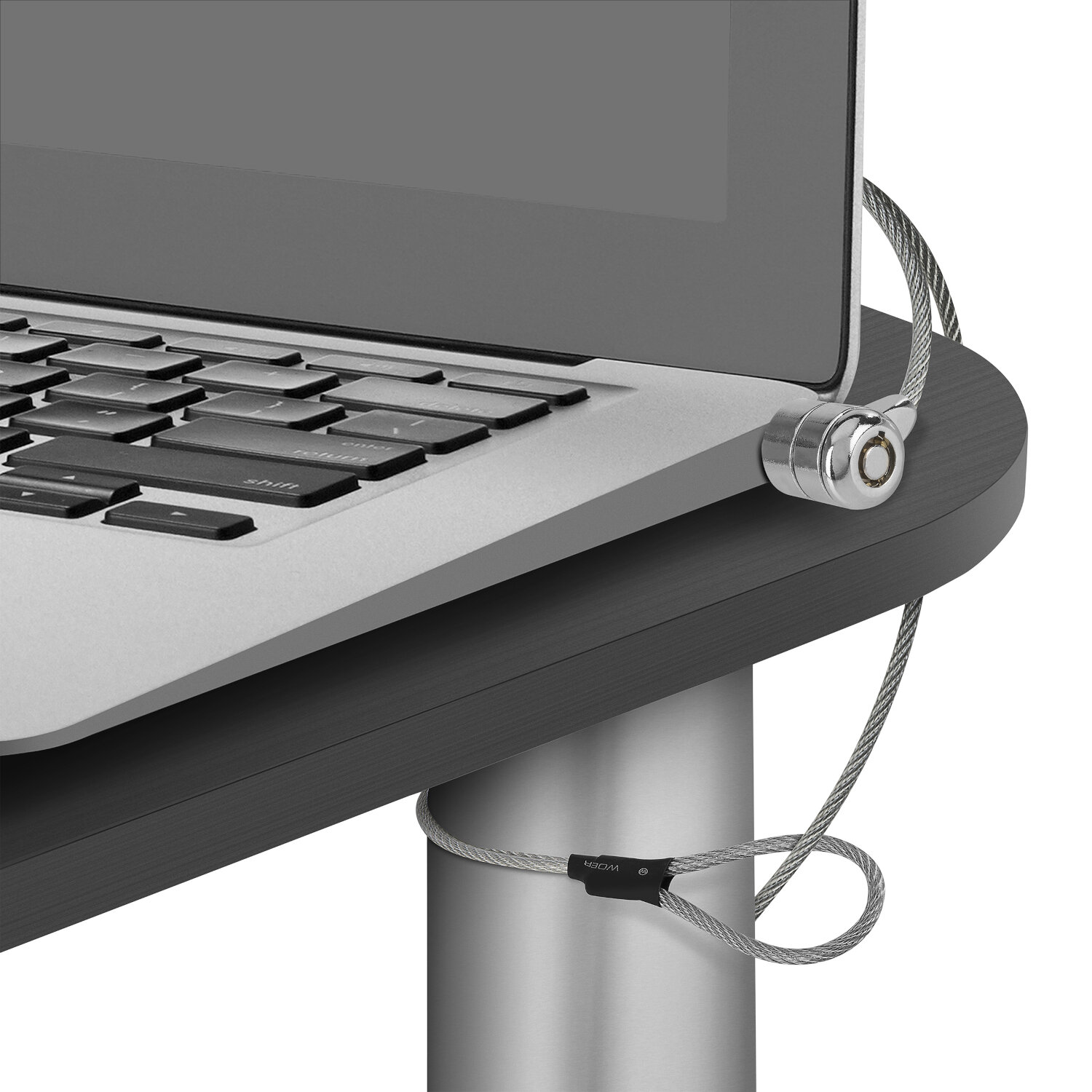 Candado de seguridad con llave para laptop