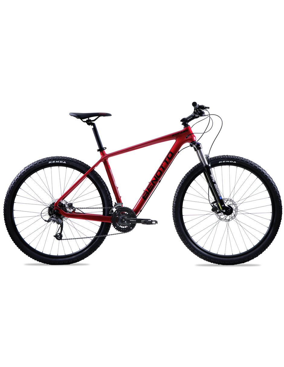 Bicicleta BENOTTO Montaña KUTANG R29 CARBON FIBER 24V. Rojo/Negro