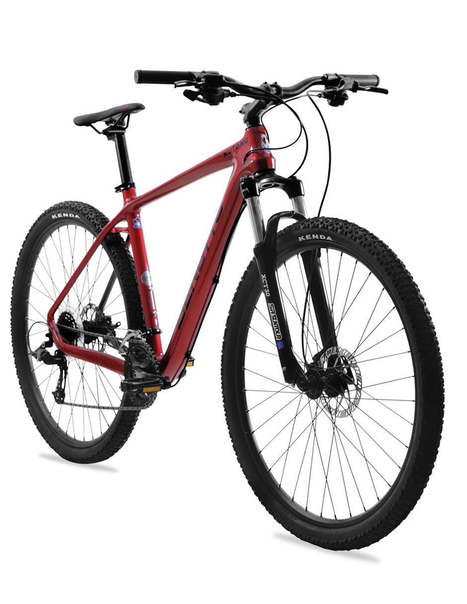 Bicicleta BENOTTO Montaña KUTANG R29 CARBON FIBER 24V. Rojo/Negro