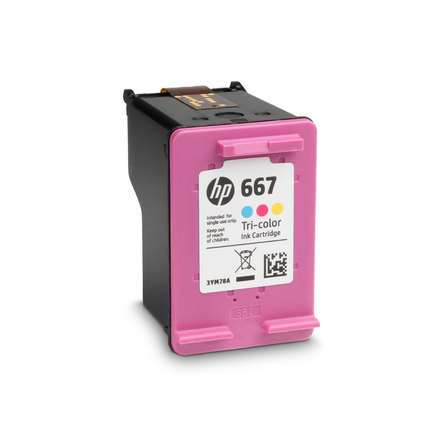 Tinta hp 667 tricolor 3ym78al