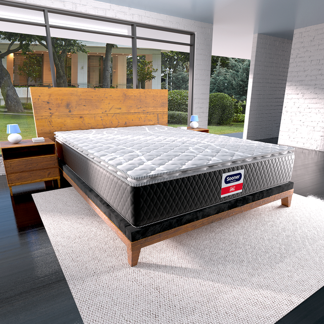 Colchón Matrimonial Ortopédico + 2 Almohadas Spring Air