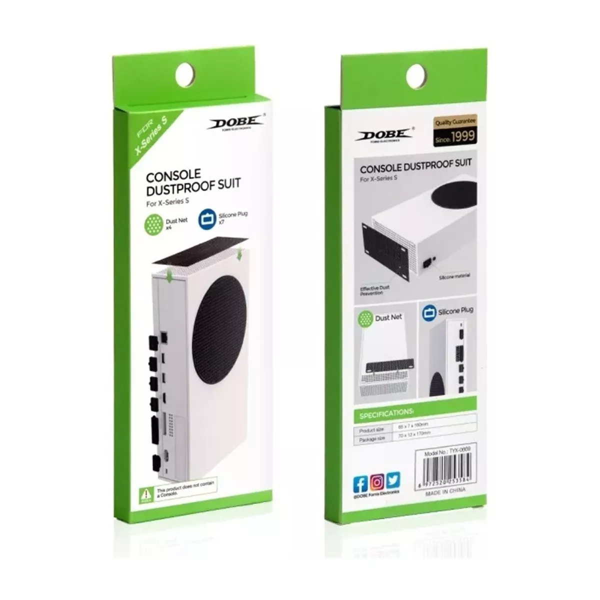 Cubre Polvo Compatible con Xbox Series S