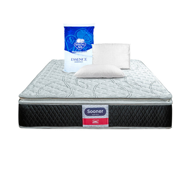 Colchón Individual Ortopédico + 2 Almohadas Spring Air