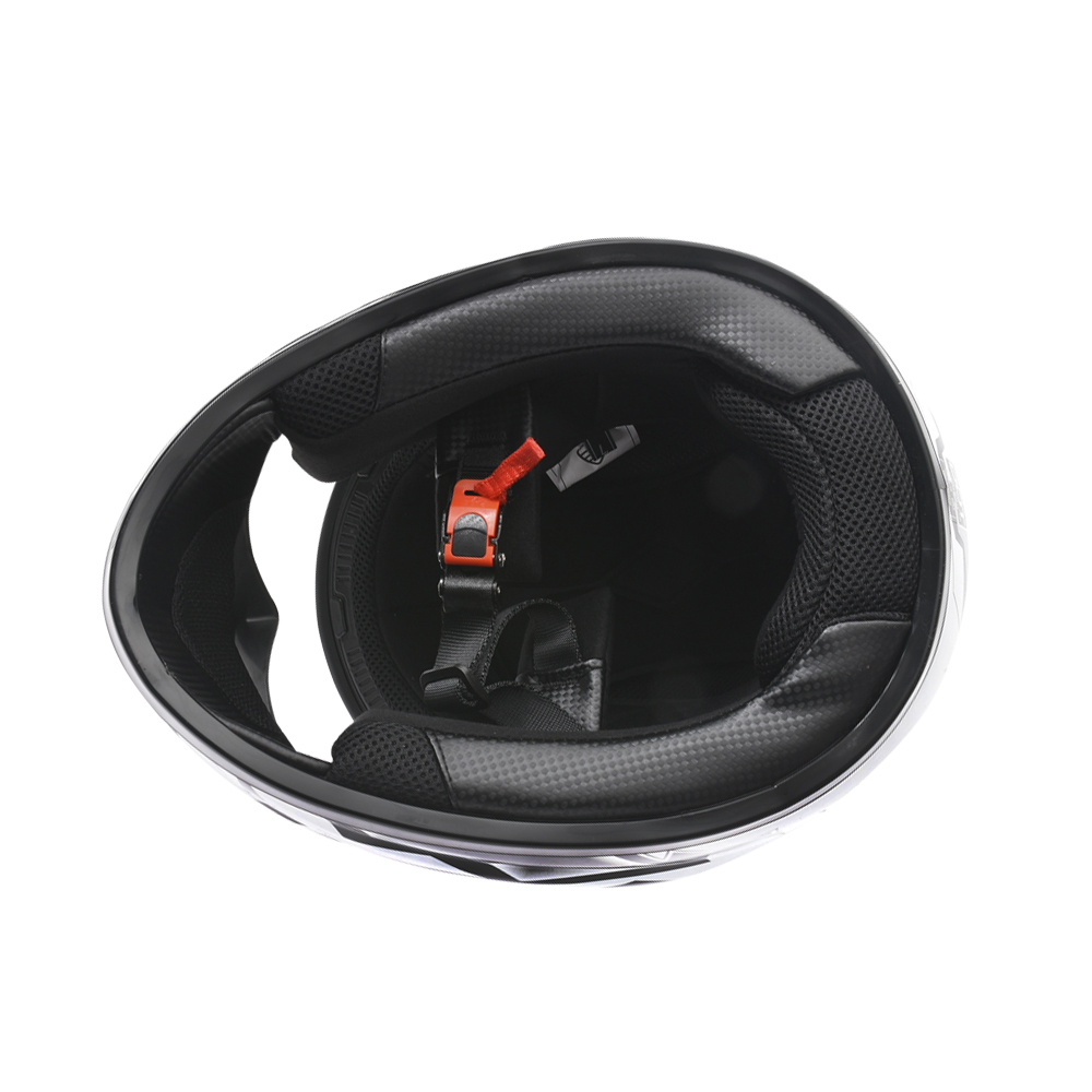 Casco Moto Cerrado ITALIKA Relámpago Certificado DOT Blanco/Negro