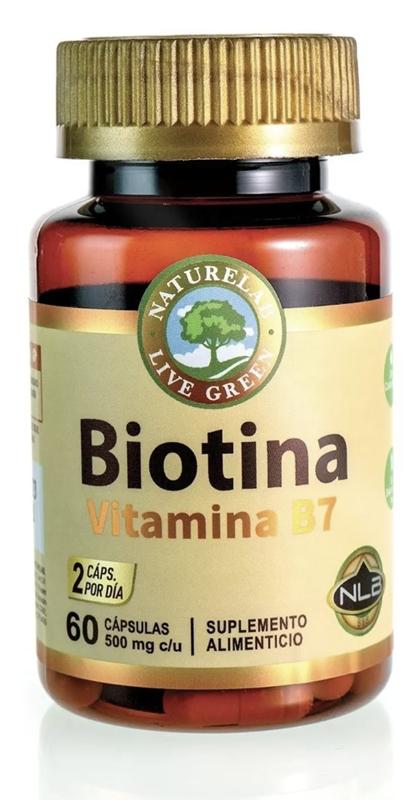 Biotina- Frena Caída de Cabello- 60 cápsulas- Naturelab sin sabor