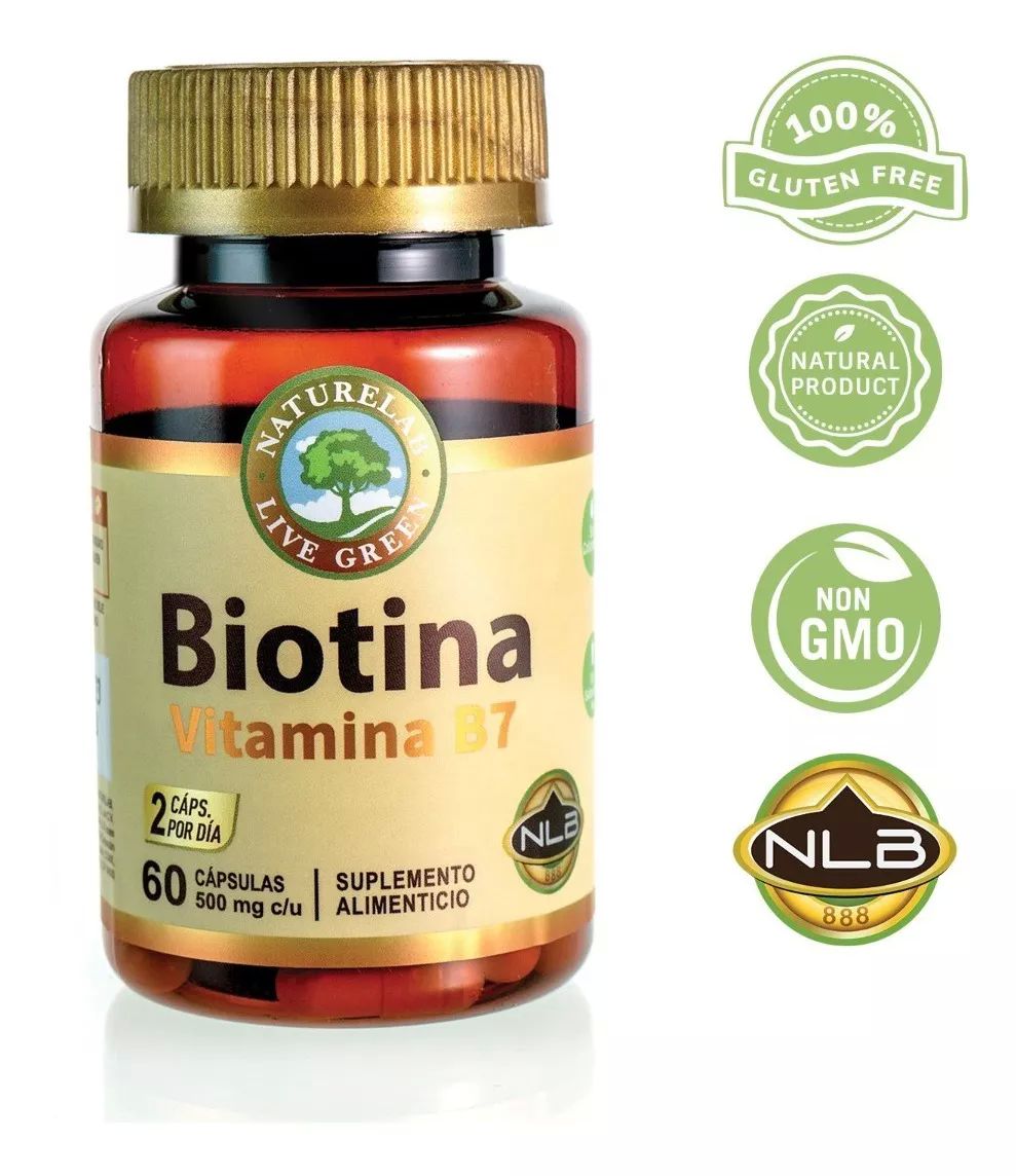 Biotina- Frena Caída de Cabello- 60 cápsulas- Naturelab sin sabor