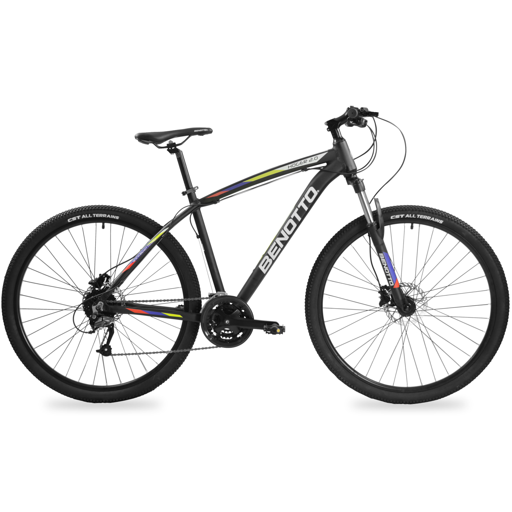 Bicicleta BENOTTO Montaña HOGER 2.0 R29 Aluminio 27V. Negro Hombre