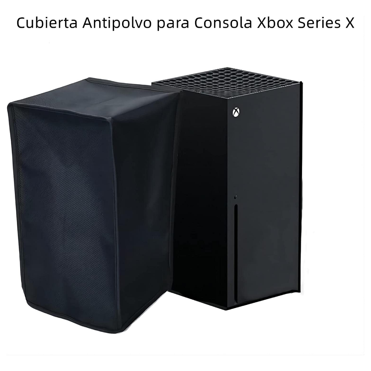Funda Consola Protectora Tela Negra Compatible con Xbox Series X