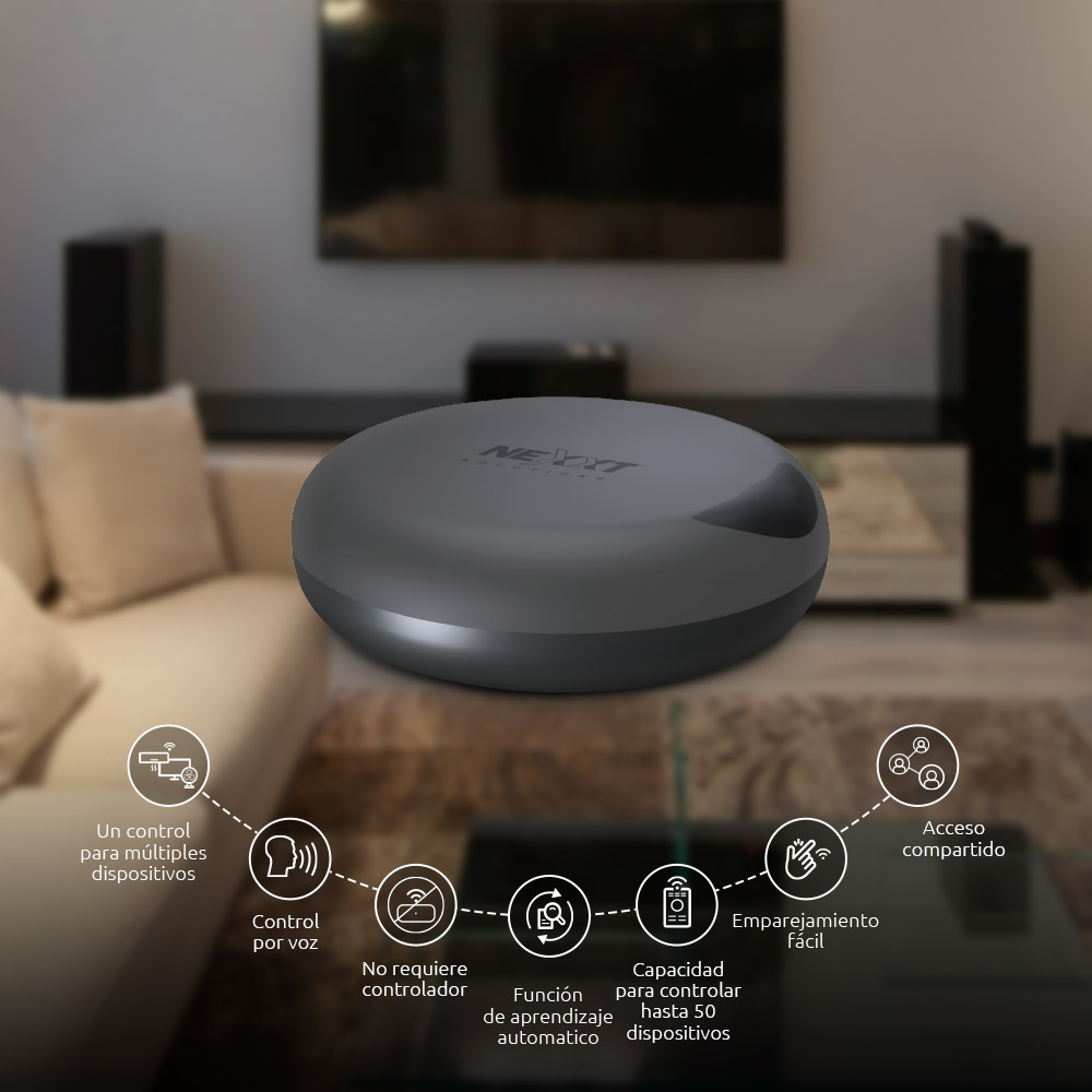Control remoto inteligente universal y conexión Wi-Fi NHA-I600