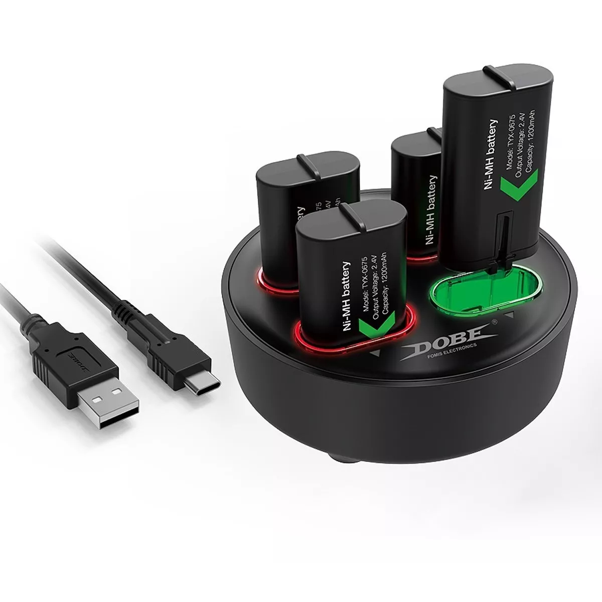 Estacion de Carga Dual 1200 mAh Compatible Xbox Series S / X