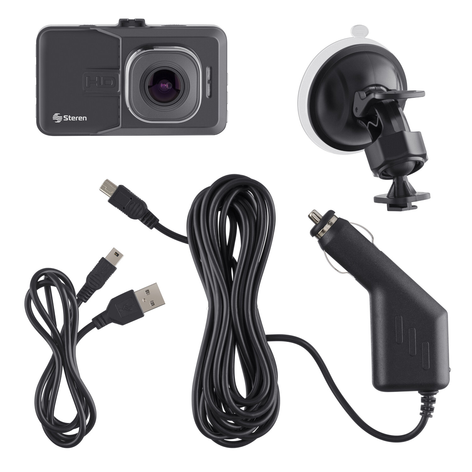 Cámara para auto con grabador Full HD y WDR