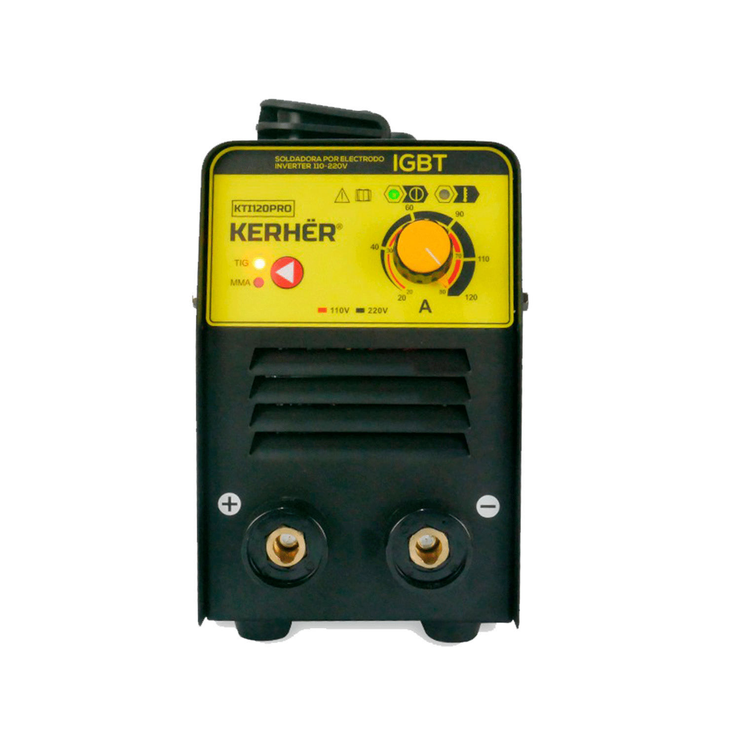 Soldadora Inversor Kerher KTI120PRO 110/220 V 120 A					 					