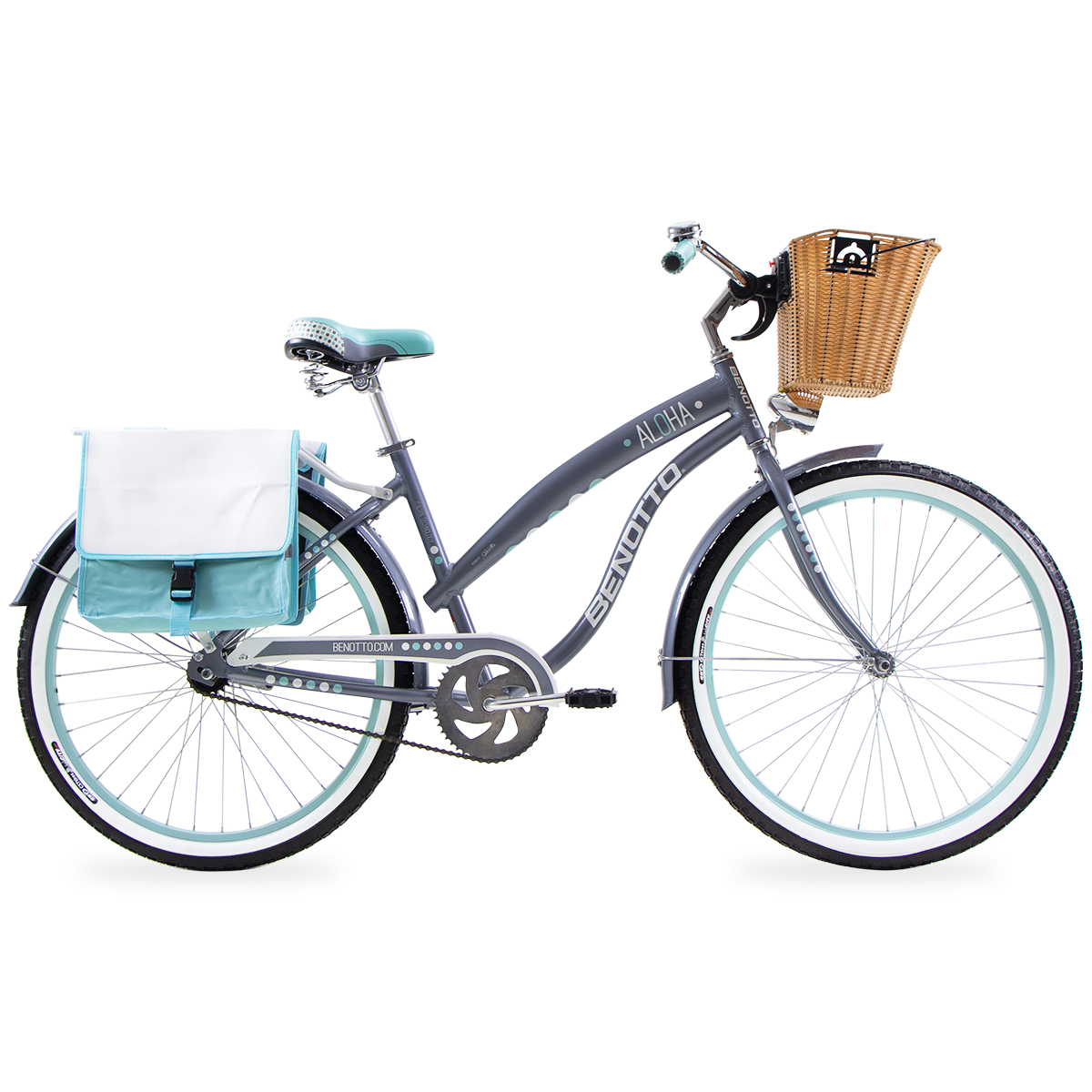 Bicicleta BENOTTO City ALOHA R26 Aluminio 1V. Blanco Mujer