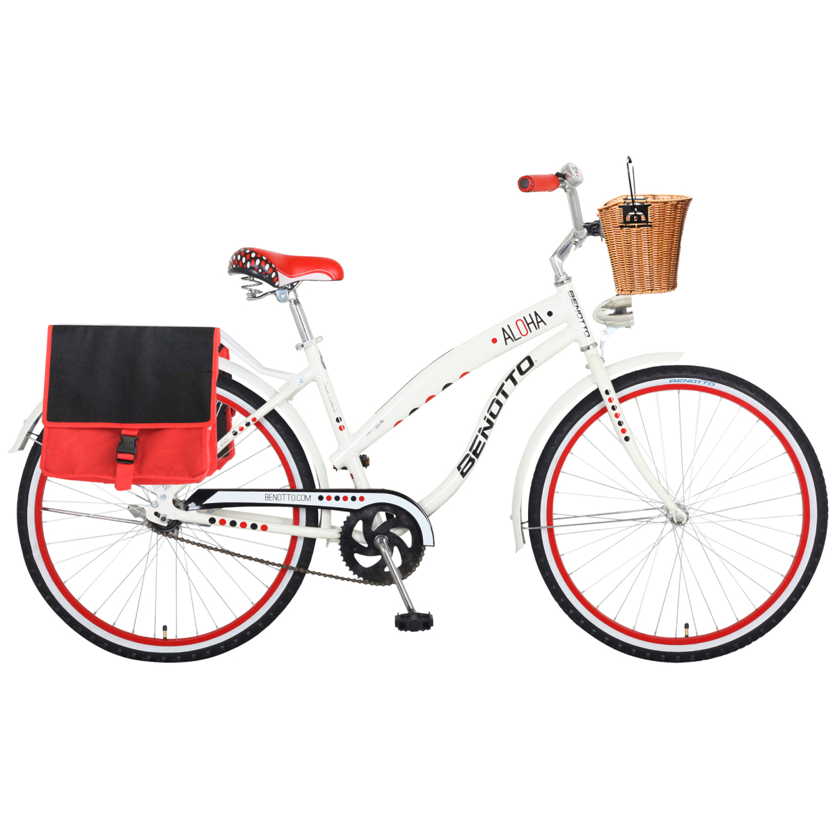 Bicicleta BENOTTO City ALOHA R26 Aluminio 1V. Blanco Mujer