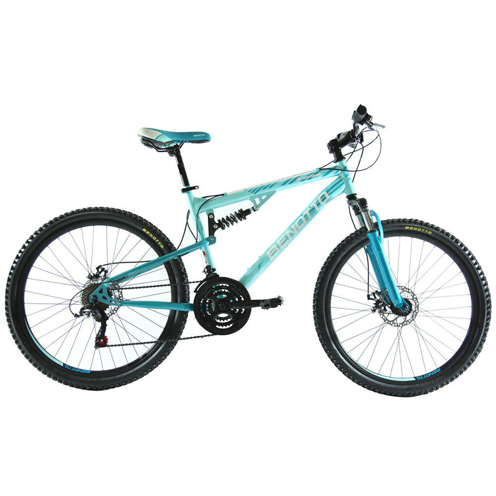 Bicicleta BENOTTO Montaña BLACKCOMB R26 Acero 21V. Aqua/Aqua Oscuro Hombre