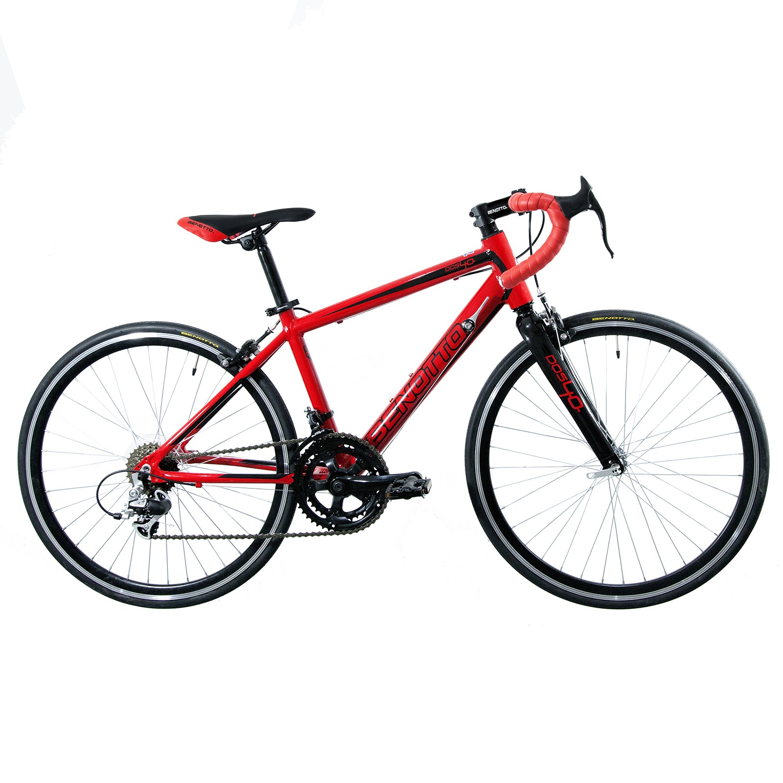 Bicicleta BENOTTO Ruta DOS40 R24 Aluminio 14V. Rojo/Negro