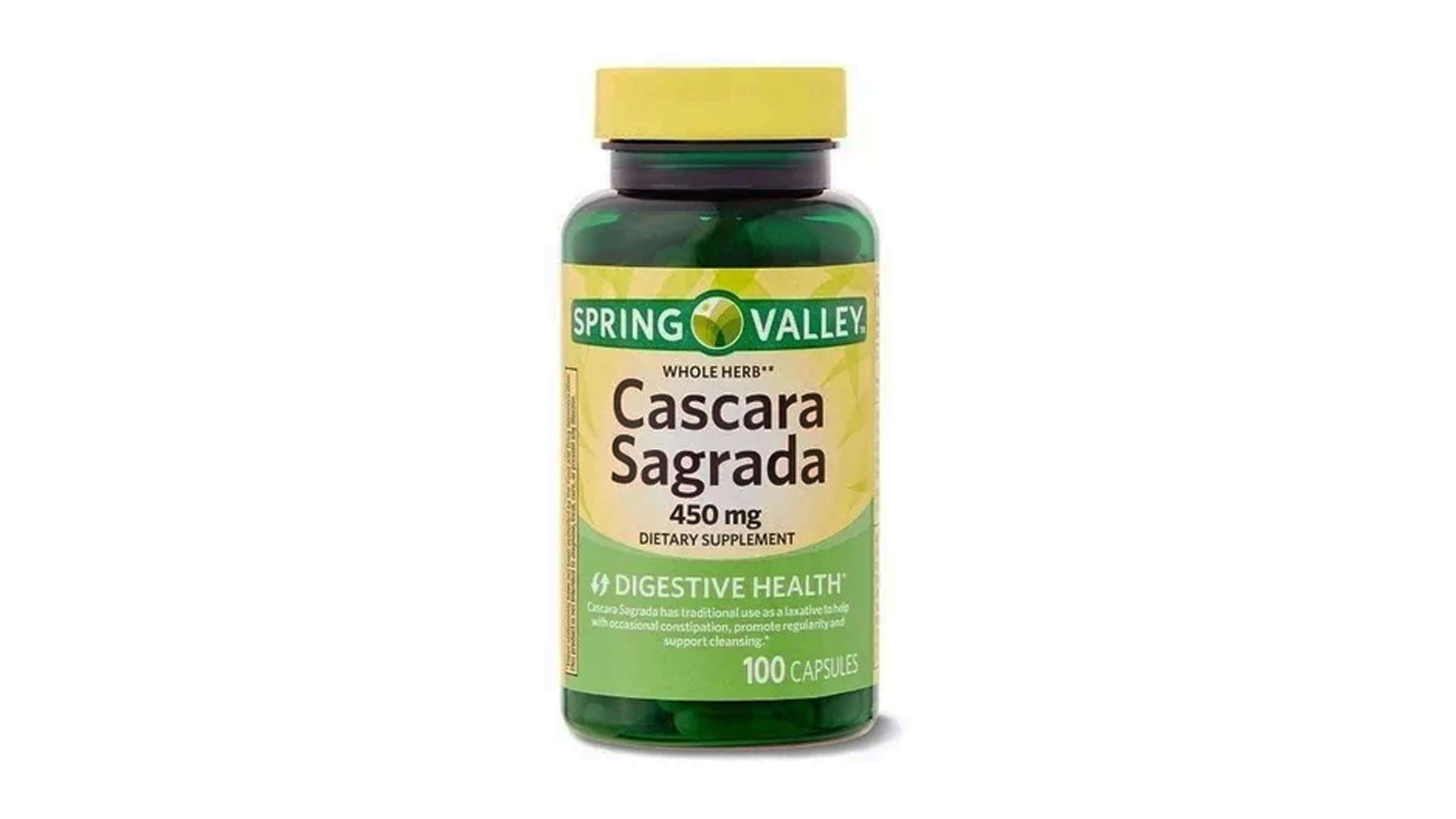 Cascara Sagrada 450mg Spring Valley 100 Caps Estreñiento 