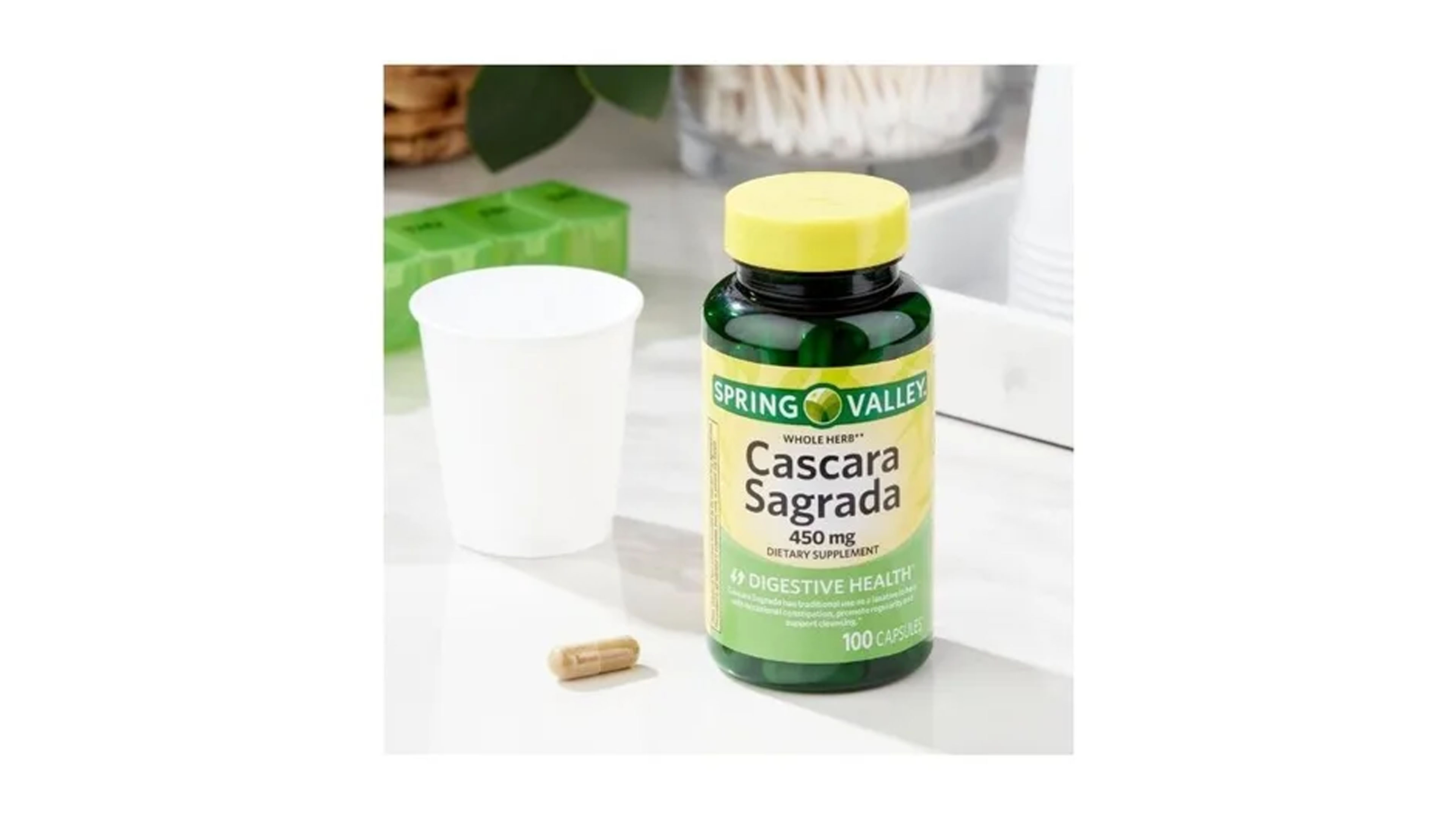 Cascara Sagrada 450mg Spring Valley 100 Caps Estreñiento 