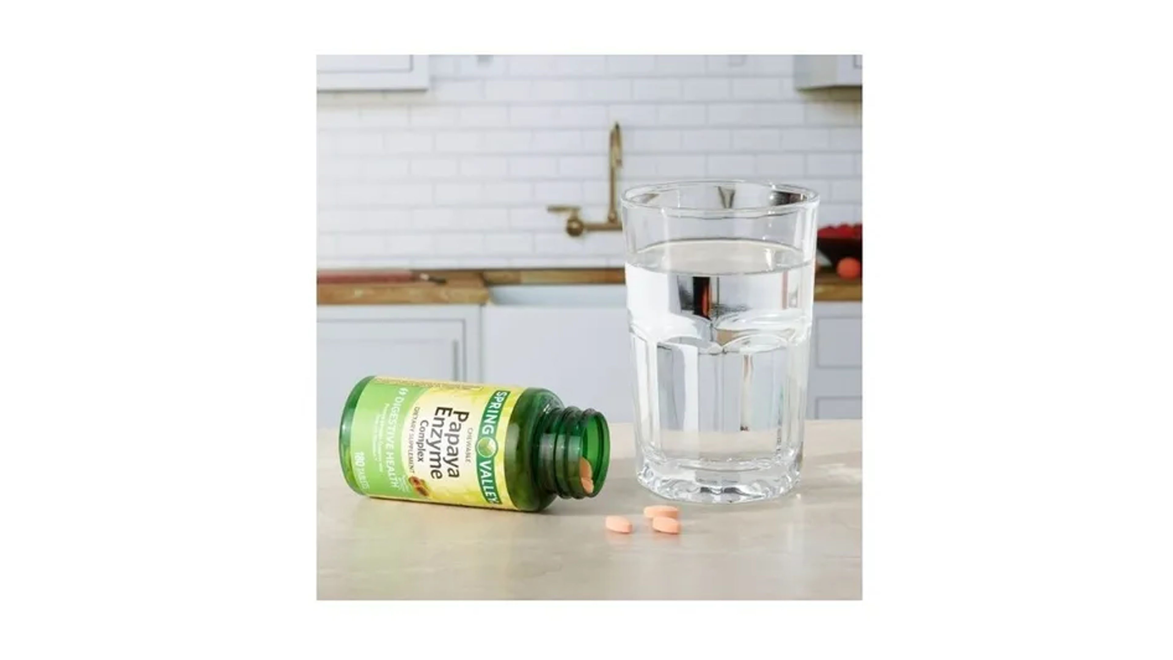 Enzimas Digestivas Enzima De Papaya 100cap Papaina Spring Valley