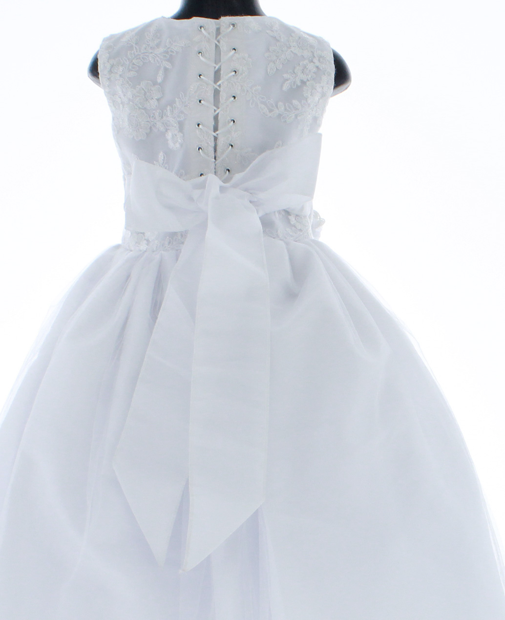 Vestido Blanco Primera Comunión o Ceremonia  6 a 16 años 3359.