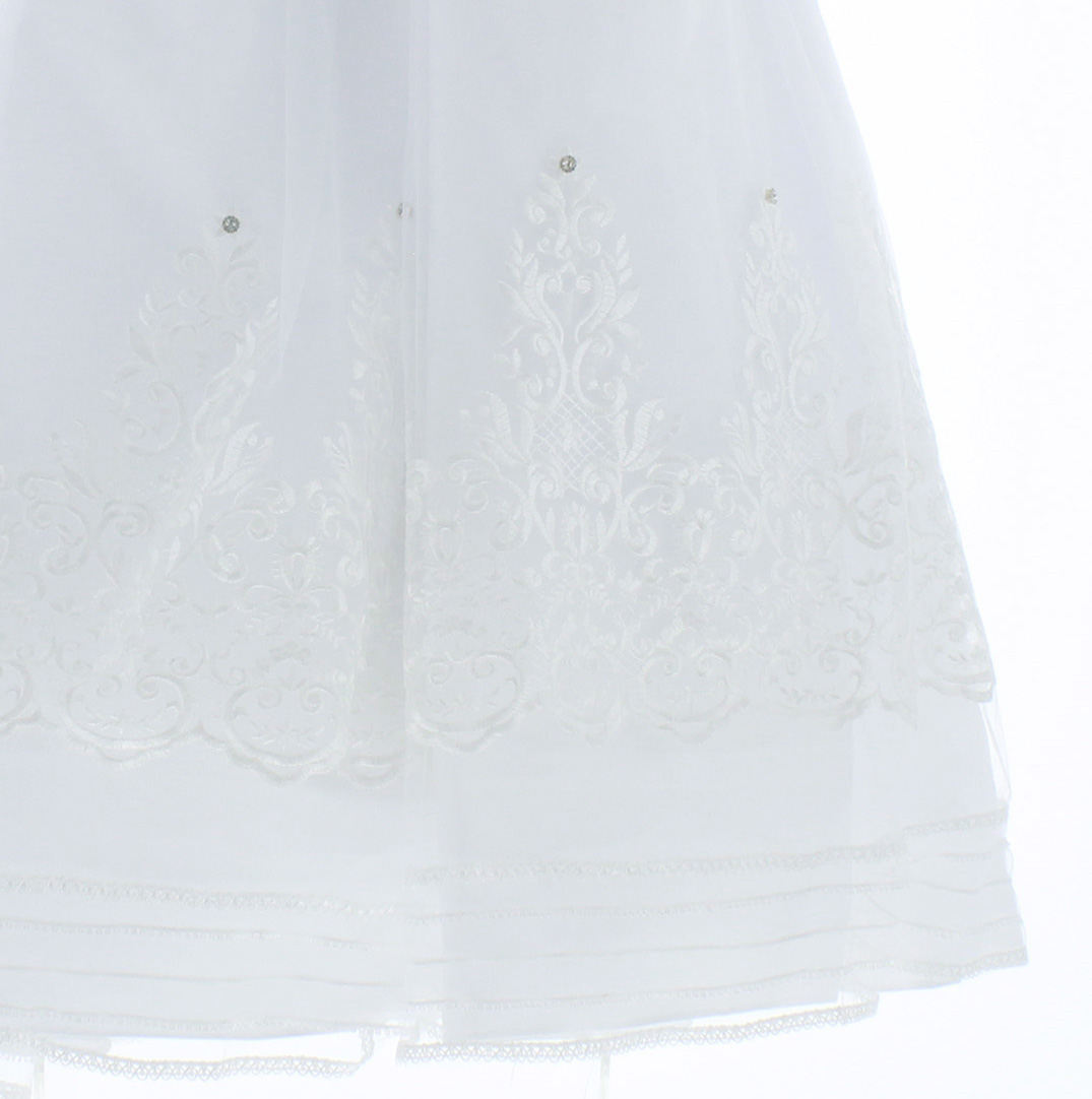 Vestido Blanco Primera Comunión o Ceremonia  6 a 16 años 3360.
