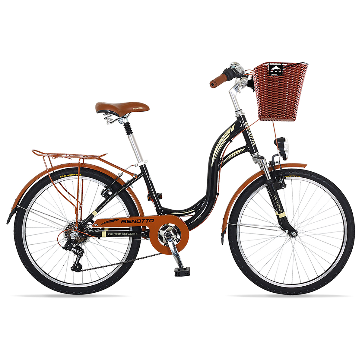 Bicicleta BENOTTO City CITY BIKE R24 Aluminio 7V Mujer