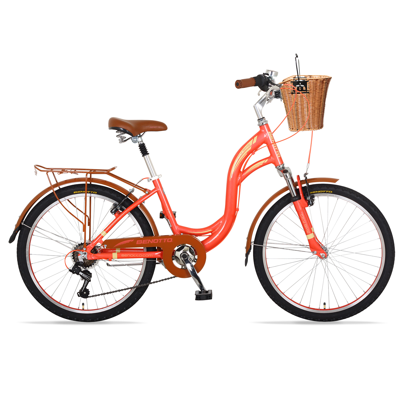 Bicicleta BENOTTO City CITY BIKE R24 Aluminio 7V Mujer