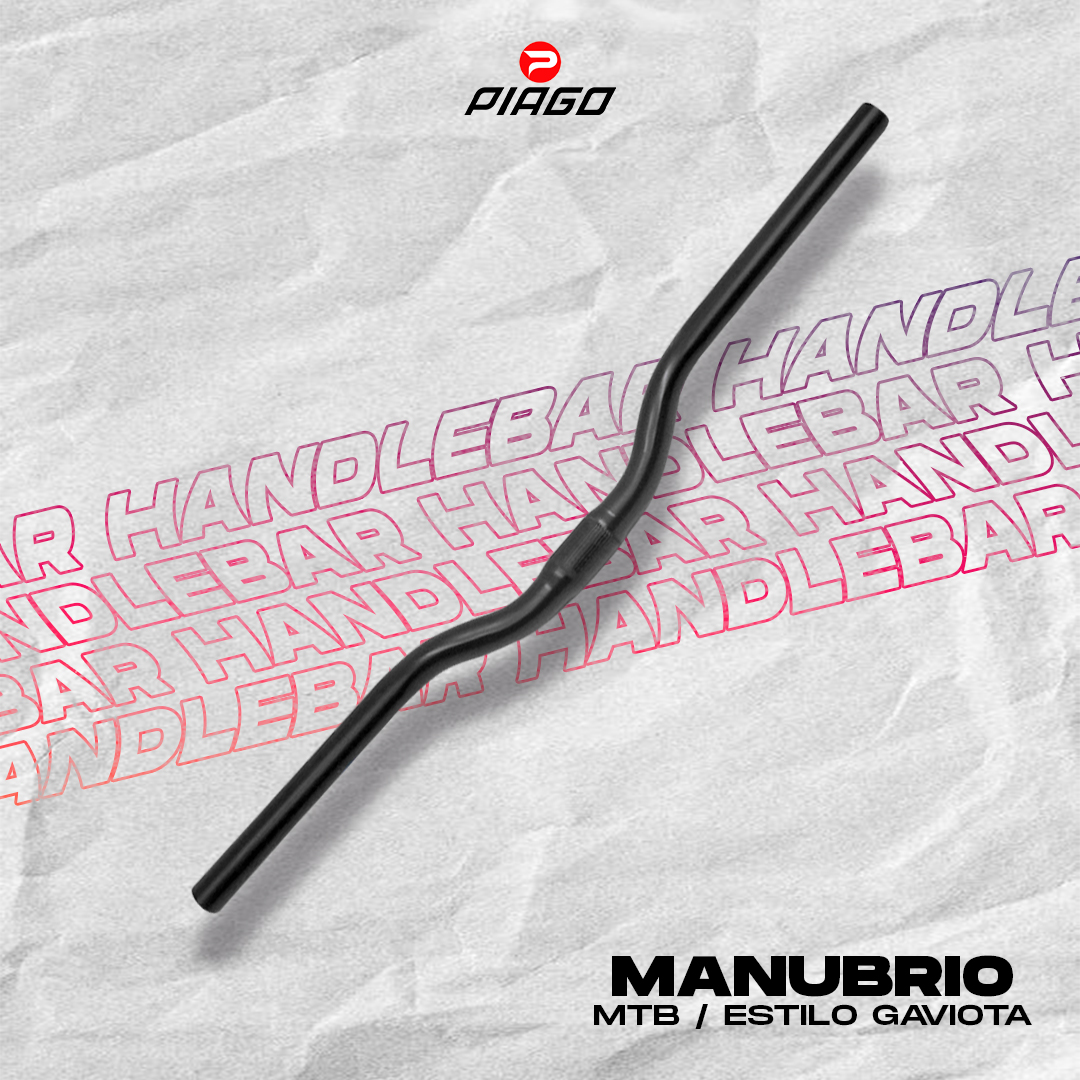 Manubrio Bicicleta Mtb 580mm Estilo Gaviota