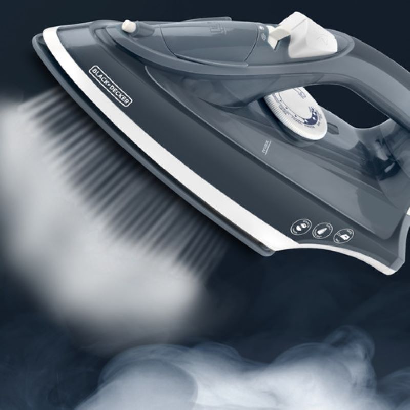 Plancha Trueglide Colors Black+Decker  IRBD300 60% mas Vapor