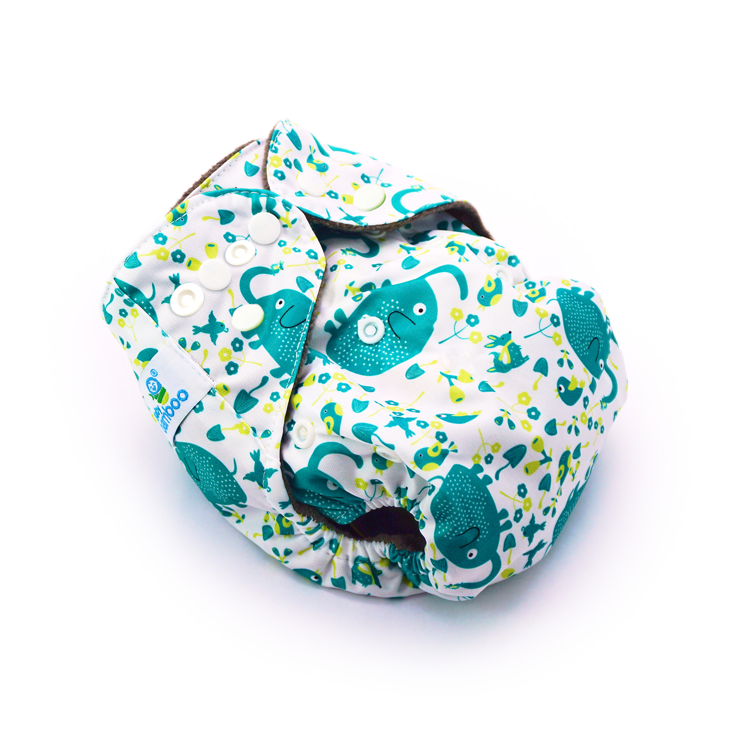 5 Pañales Ecológicos estampados Interior Bambú + 5  Insertos microfibra de 4 capas NIÑA.