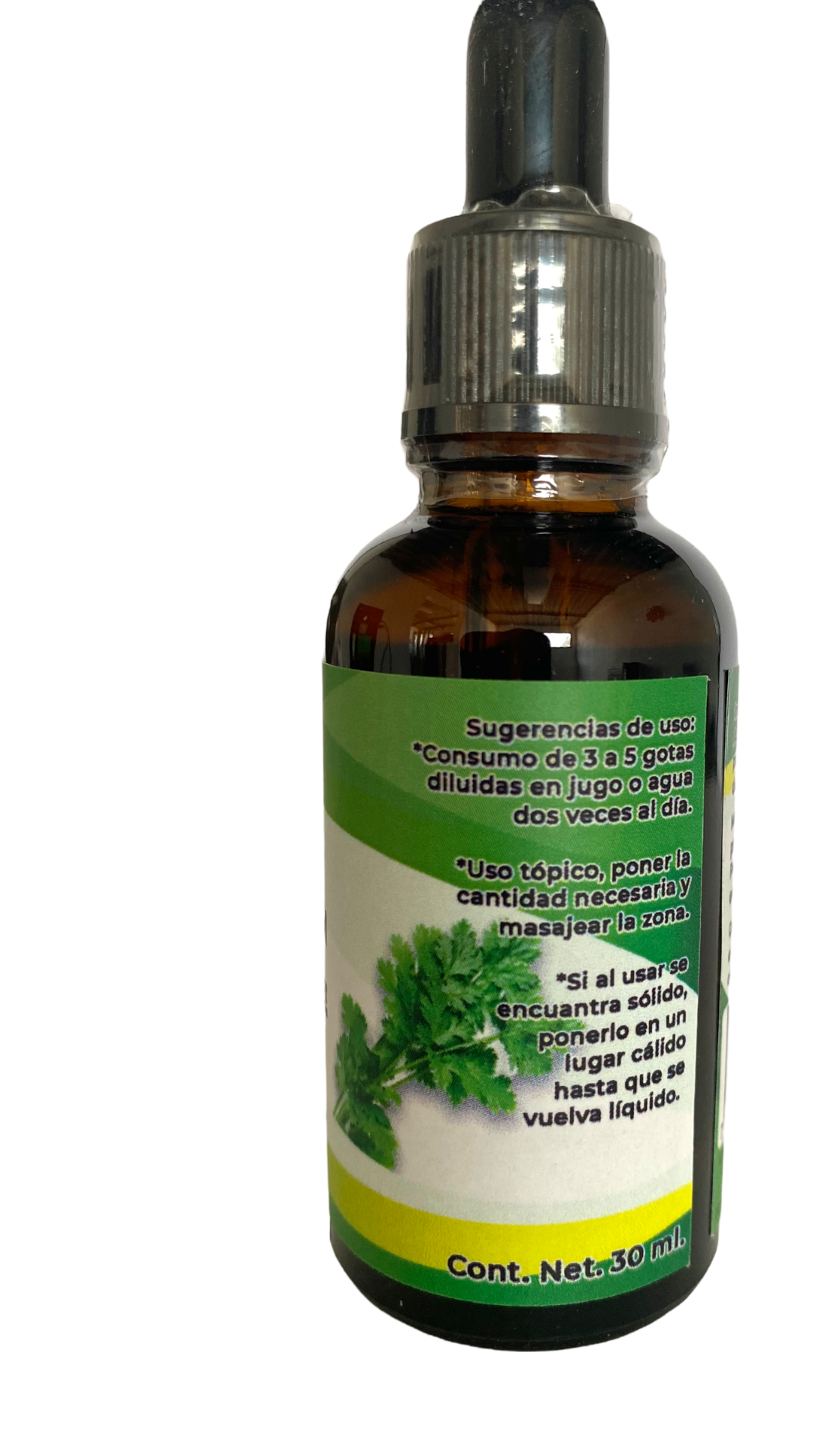 Aceite virgen de semilla de Cilantro (Prensado en frio)