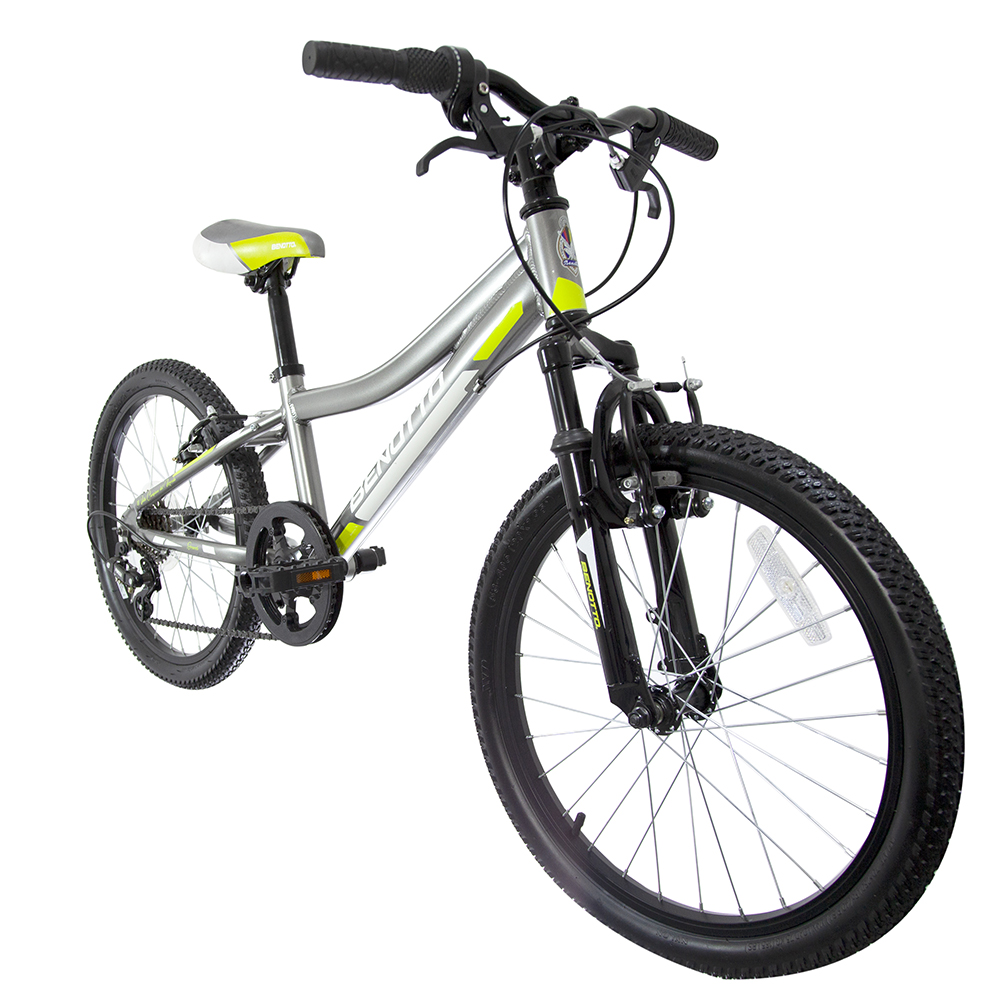 Bicicleta BENOTTO Montaña SERENGUETI R20 Aluminio 6V. Plata/Negro Niño
