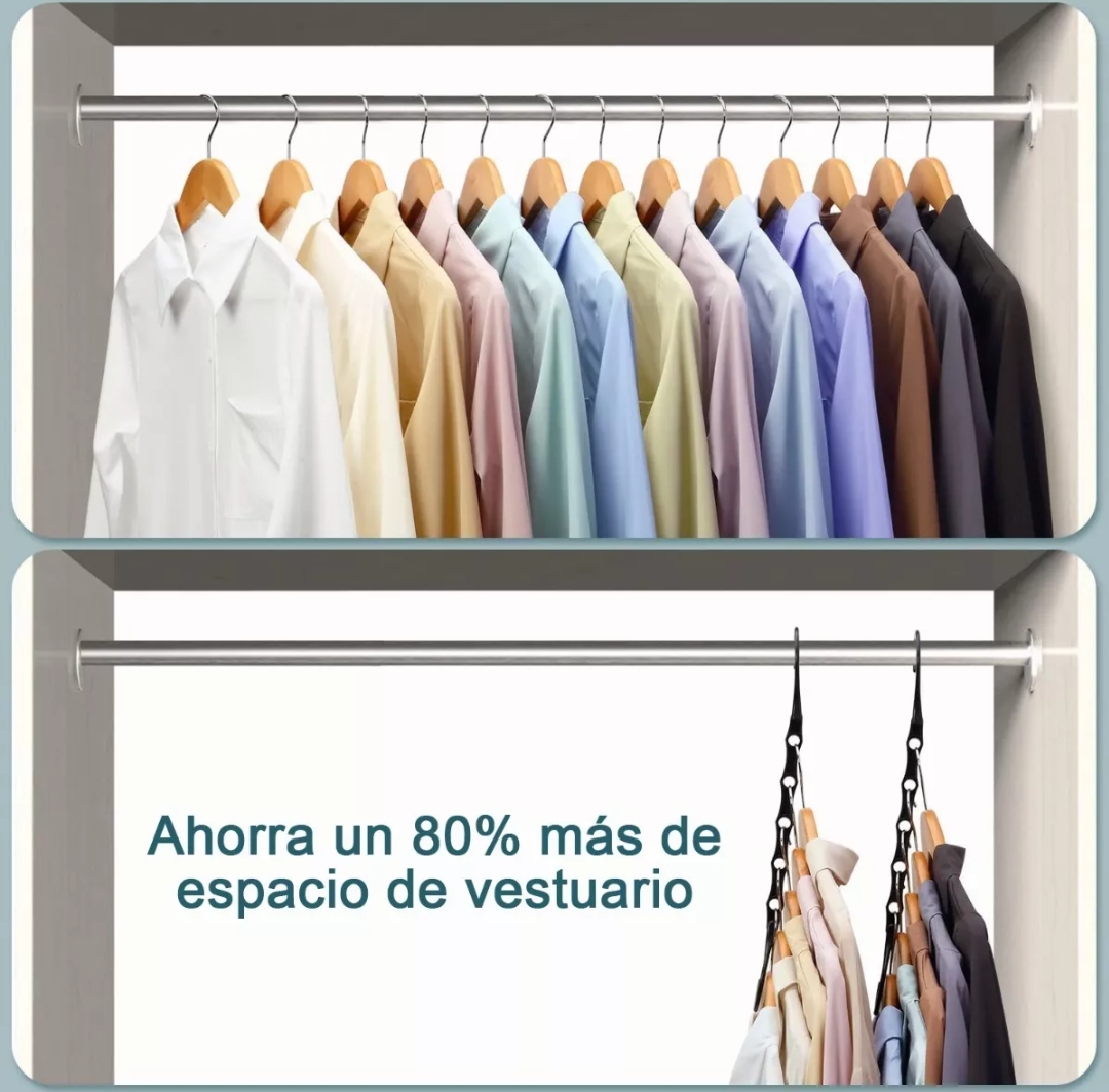 Ganchos Mágicos Para Ahorrar Espacio, Paquete De 10.
