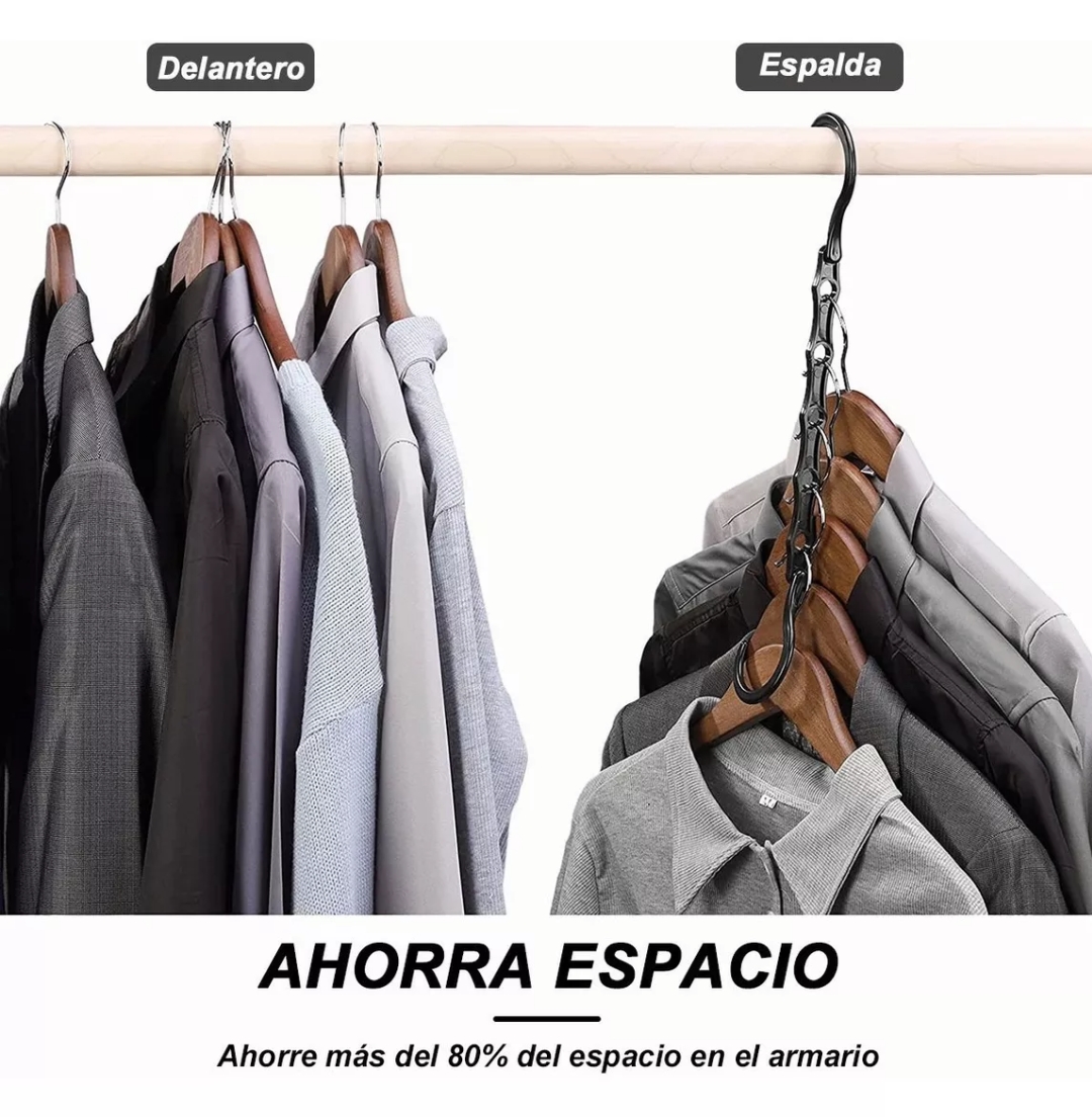 Ganchos Mágicos Para Ahorrar Espacio, Paquete De 10.