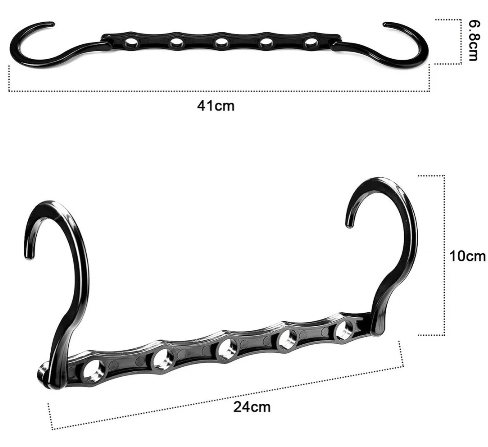 Ganchos Mágicos Para Ahorrar Espacio, Paquete De 10.