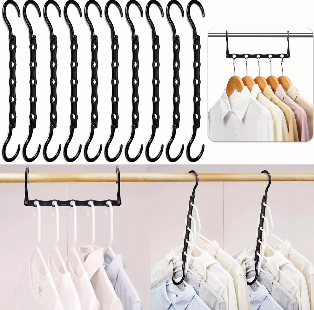 Ganchos Mágicos Para Ahorrar Espacio, Paquete De 10.