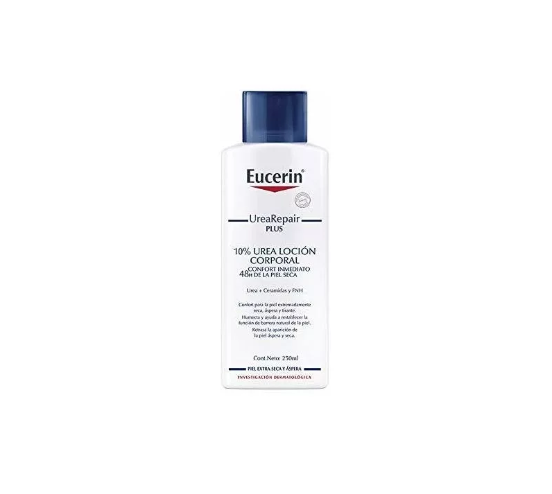Eucerin Loción Corporal Crema Urea 10%, Urea Repair, 250 Ml