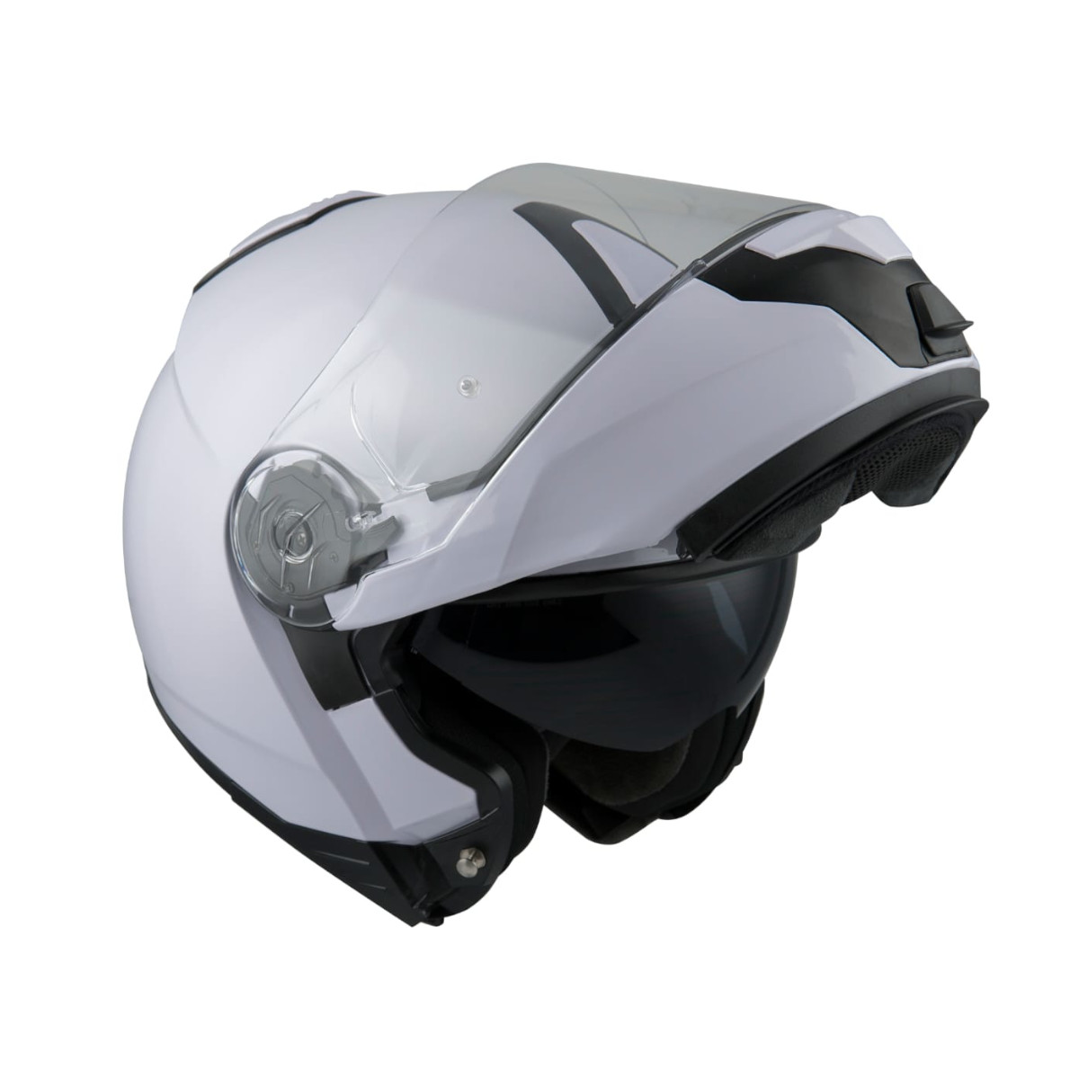 Casco Moto Abatible NZI COMBI 2 DUO Certificado ECE Blanco.