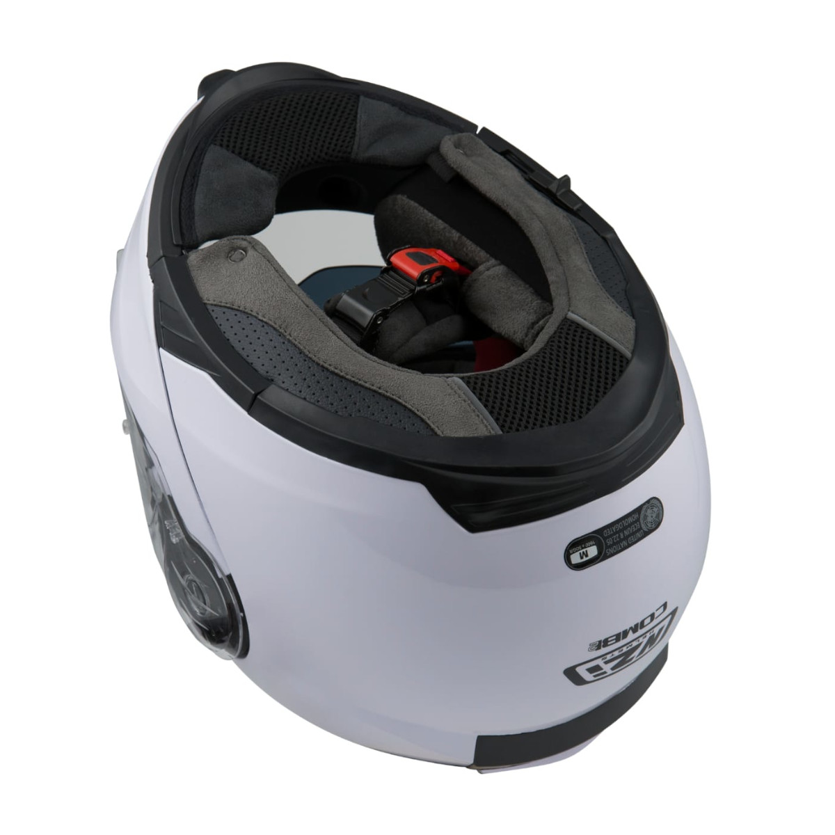 Casco Moto Abatible NZI COMBI 2 DUO Certificado ECE Blanco.