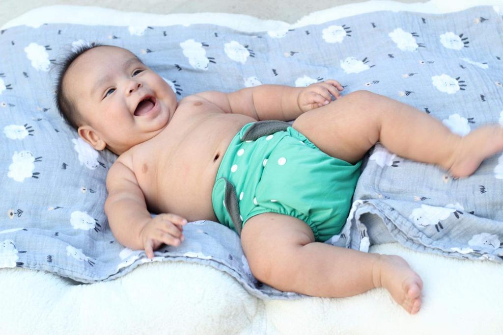 5 PAÑALES ECOLÓGICOS DOBLE RIEL INTERIOR BAMBÚ Niño + 5 insertos de bambú de 4 capas