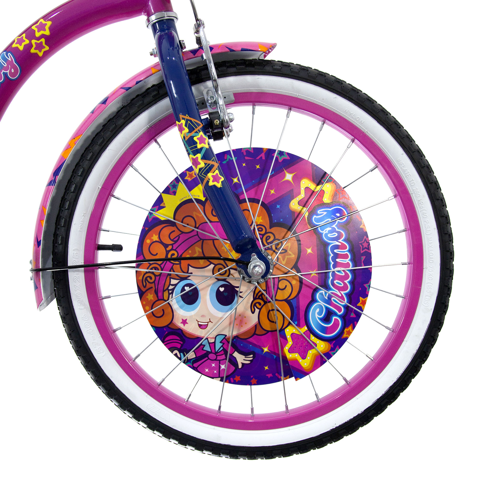 Bicicleta DISTROLLER City CHAMOY R20 Acero 1V. Morado Aqua Ni a