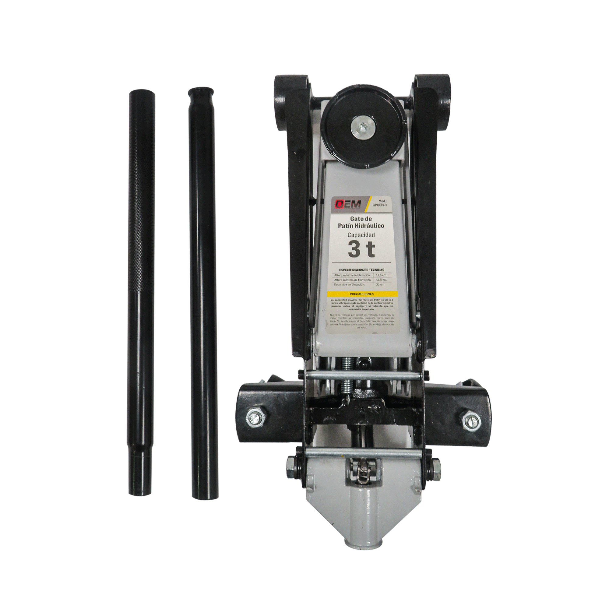 Gato de Patín Hidráulico OEM GPOEM-3 3 Ton					 					