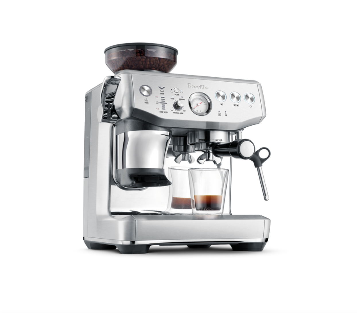 Cafetera Breville BES876BSS1BNA1 color plateado